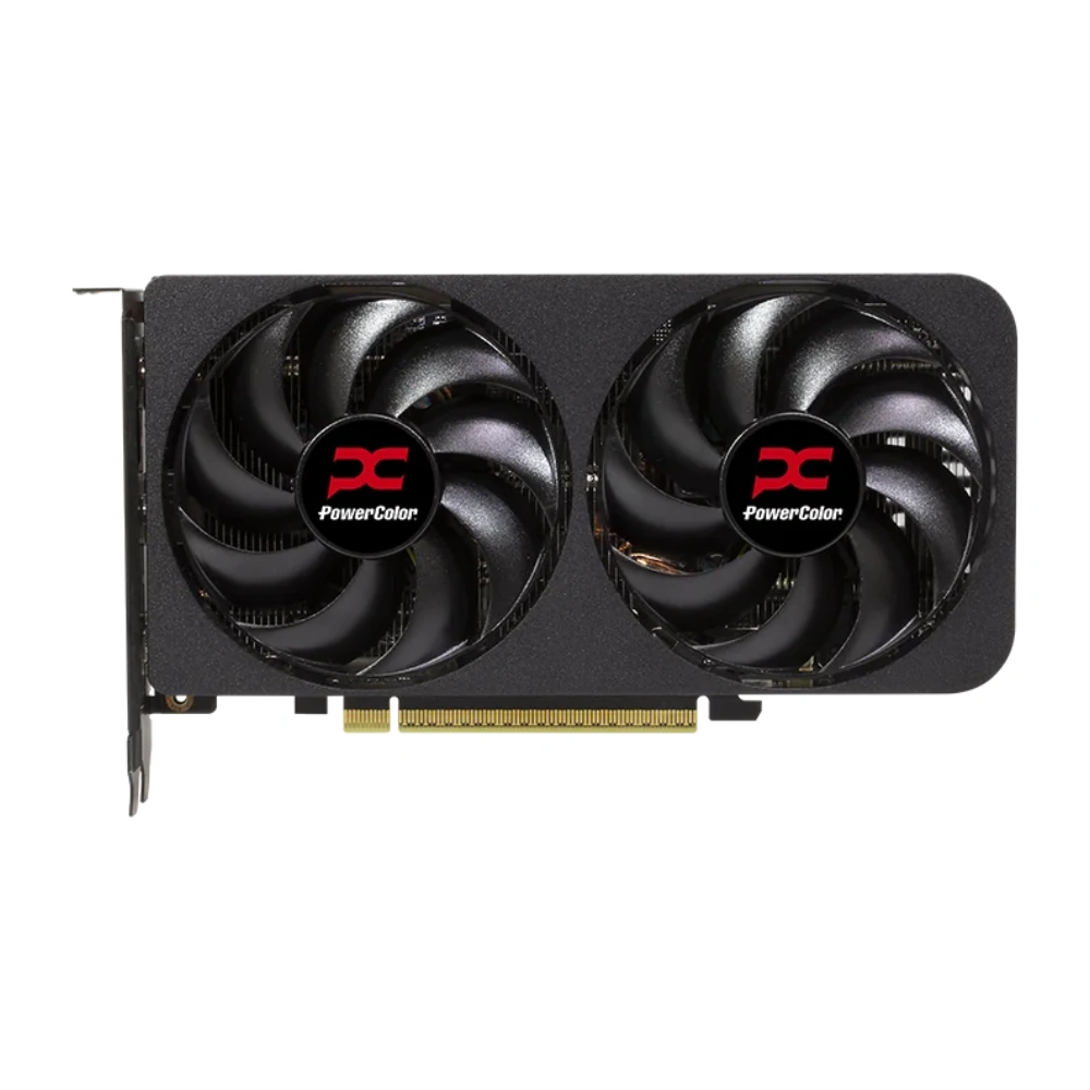 PowerColor Graphic Card AMD Radeon RX 9060 XT Reaper 8GB DDR6 Dual Fan view 2